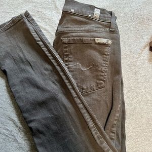 7 for all mankind black jeans